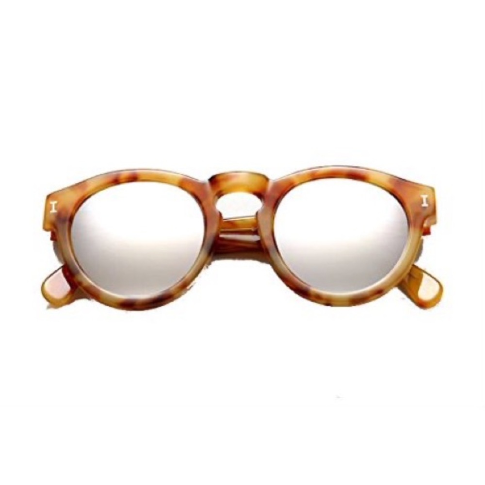 Illesteva Leonard Sunglasses With Silver Mirror
